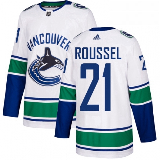 Youth Adidas Vancouver Canucks 21 Antoine Roussel Authentic White Away NHL Jersey Youth Adidas Vancouver Canucks 21 Antoine Roussel Authentic White Away NHL Jersey
