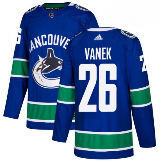 Youth Adidas Vancouver Canucks 26 Thomas Vanek Premier Blue Home NHL Jersey Youth Adidas Vancouver Canucks 26 Thomas Vanek Premier Blue Home NHL Jersey