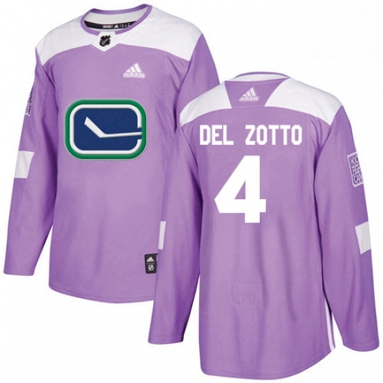 Youth Adidas Vancouver Canucks 4 Michael Del Zotto Authentic Purple Fights Cancer Practice NHL Jersey Youth Adidas Vancouver Canucks 4 Michael Del Zotto Authentic Purple Fights Cancer Practice NHL Jersey