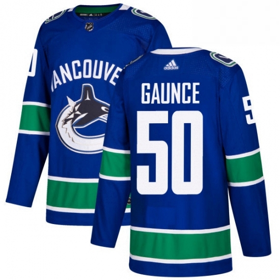 Youth Adidas Vancouver Canucks 50 Brendan Gaunce Premier Blue Home NHL Jersey Youth Adidas Vancouver Canucks 50 Brendan Gaunce Premier Blue Home NHL Jersey