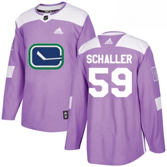 Youth Adidas Vancouver Canucks 59 Tim Schaller Authentic Purple Fights Cancer Practice NHL Jersey Youth Adidas Vancouver Canucks 59 Tim Schaller Authentic Purple Fights Cancer Practice NHL Jersey