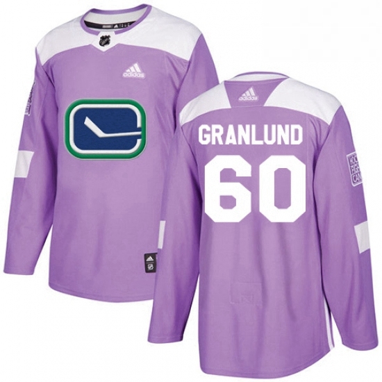 Youth Adidas Vancouver Canucks 60 Markus Granlund Authentic Purple Fights Cancer Practice NHL Jersey Youth Adidas Vancouver Canucks 60 Markus Granlund Authentic Purple Fights Cancer Practice NHL Jersey