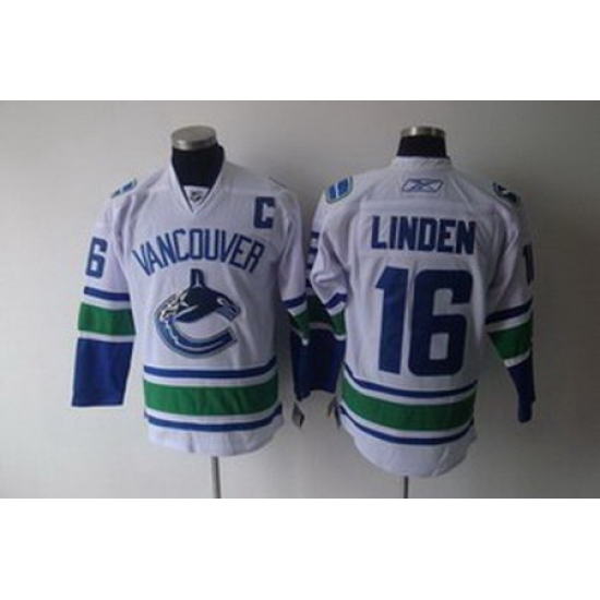 KIDS Vancouver Canucks 16 Trevor Linden white Jersey KIDS Vancouver Canucks 16 Trevor Linden white Jersey