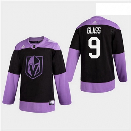 Men Golden Knights 9 Cody Glass Hockey Fights Cancer Practice Jersey Men Golden Knights 9 Cody Glass Hockey Fights Cancer Practice Jersey