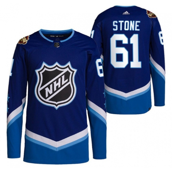 Men Vegas Golden Knights 61 Mark Stone 2022 All Star Blue Stitched Jersey Men Vegas Golden Knights 61 Mark Stone 2022 All Star Blue Stitched Jersey