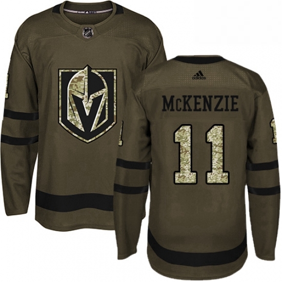 Mens Adidas Vegas Golden Knights 11 Curtis McKenzie Authentic Green Salute to Service NHL Jersey Mens Adidas Vegas Golden Knights 11 Curtis McKenzie Authentic Green Salute to Service NHL Jersey