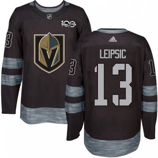 Mens Adidas Vegas Golden Knights 13 Brendan Leipsic Authentic Black 1917 2017 100th Anniversary NHL Jersey Mens Adidas Vegas Golden Knights 13 Brendan Leipsic Authentic Black 1917 2017 100th Anniversary NHL Jersey