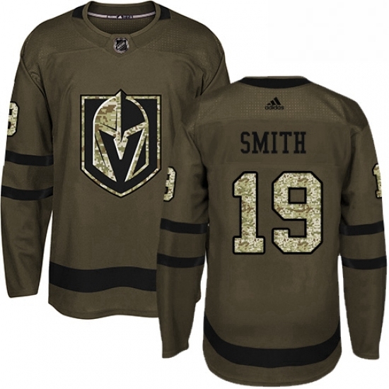 Mens Adidas Vegas Golden Knights 19 Reilly Smith Authentic Green Salute to Service NHL Jersey Mens Adidas Vegas Golden Knights 19 Reilly Smith Authentic Green Salute to Service NHL Jersey
