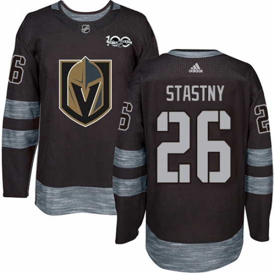 Mens Adidas Vegas Golden Knights 26 Paul Stastny Authentic Black 1917 2017 100th Anniversary NHL Jersey Mens Adidas Vegas Golden Knights 26 Paul Stastny Authentic Black 1917 2017 100th Anniversary NHL Jersey