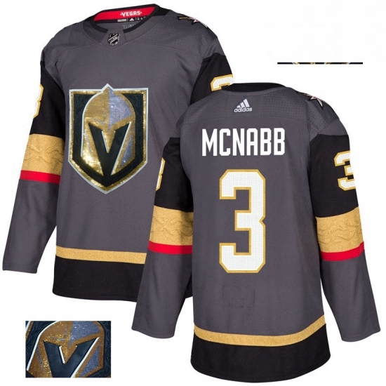 Mens Adidas Vegas Golden Knights 3 Brayden McNabb Authentic Gray Fashion Gold NHL Jersey Mens Adidas Vegas Golden Knights 3 Brayden McNabb Authentic Gray Fashion Gold NHL Jersey