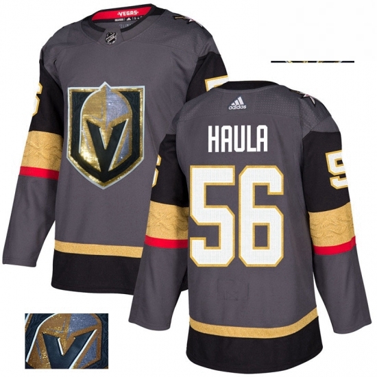 Mens Adidas Vegas Golden Knights 56 Erik Haula Authentic Gray Fashion Gold NHL Jersey Mens Adidas Vegas Golden Knights 56 Erik Haula Authentic Gray Fashion Gold NHL Jersey