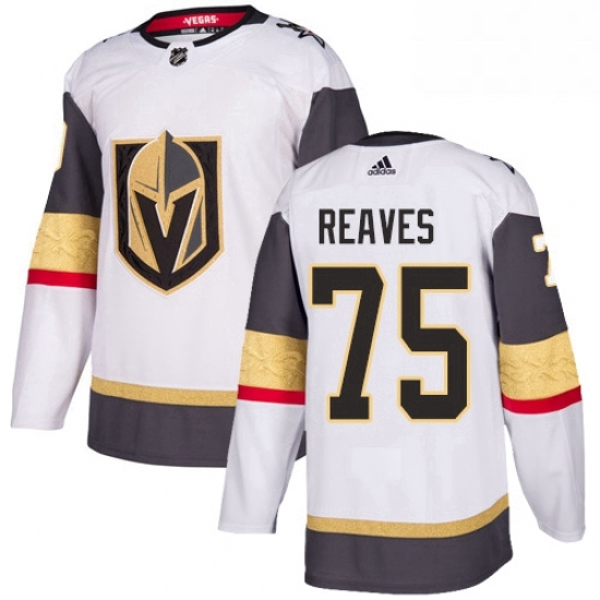 Mens Adidas Vegas Golden Knights 75 Ryan Reaves Authentic White Away NHL Jersey Mens Adidas Vegas Golden Knights 75 Ryan Reaves Authentic White Away NHL Jersey