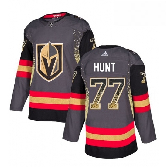 Mens Adidas Vegas Golden Knights 77 Brad Hunt Authentic Black Drift Fashion NHL Jersey Mens Adidas Vegas Golden Knights 77 Brad Hunt Authentic Black Drift Fashion NHL Jersey