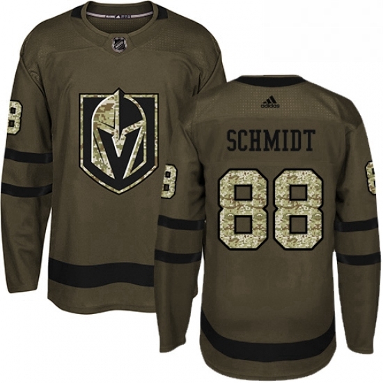 Mens Adidas Vegas Golden Knights 88 Nate Schmidt Authentic Green Salute to Service NHL Jersey Mens Adidas Vegas Golden Knights 88 Nate Schmidt Authentic Green Salute to Service NHL Jersey