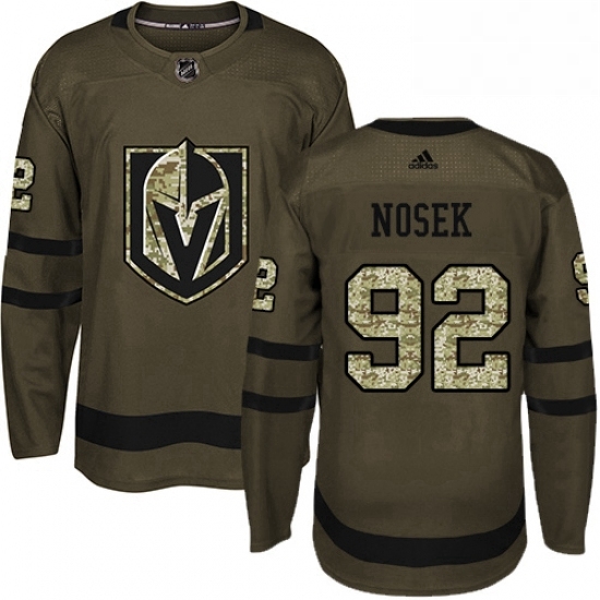 Mens Adidas Vegas Golden Knights 92 Tomas Nosek Authentic Green Salute to Service NHL Jersey Mens Adidas Vegas Golden Knights 92 Tomas Nosek Authentic Green Salute to Service NHL Jersey