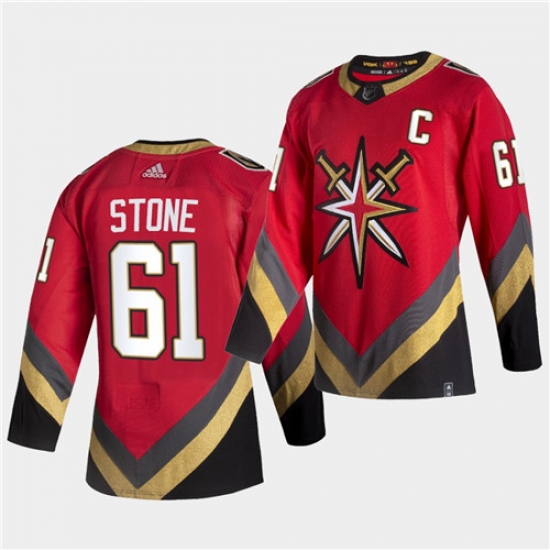 Vegas Golden Knights 61 Mark Stone 2021 Reverse Retro Red Jersey Vegas Golden Knights 61 Mark Stone 2021 Reverse Retro Red Jersey