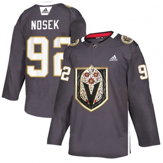 Vegas Golden Knights 92 Tomas Nosek Gray Dia De Los Muertos Adidas Jersey Vegas Golden Knights 92 Tomas Nosek Gray Dia De Los Muertos Adidas Jersey