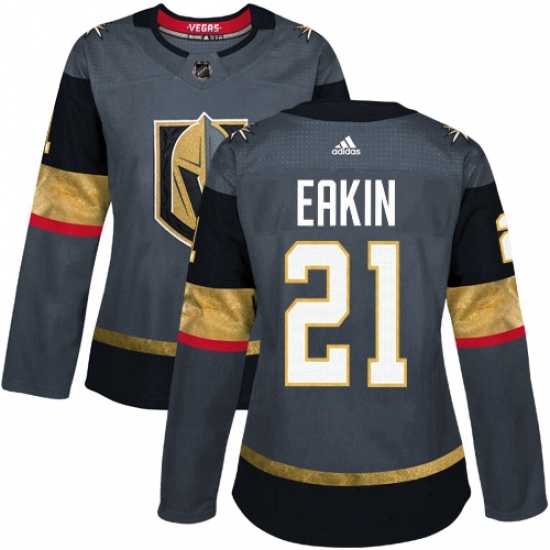 Womens Adidas Vegas Golden Knights 21 Cody Eakin Authentic Gray Home NHL Jersey Womens Adidas Vegas Golden Knights 21 Cody Eakin Authentic Gray Home NHL Jersey
