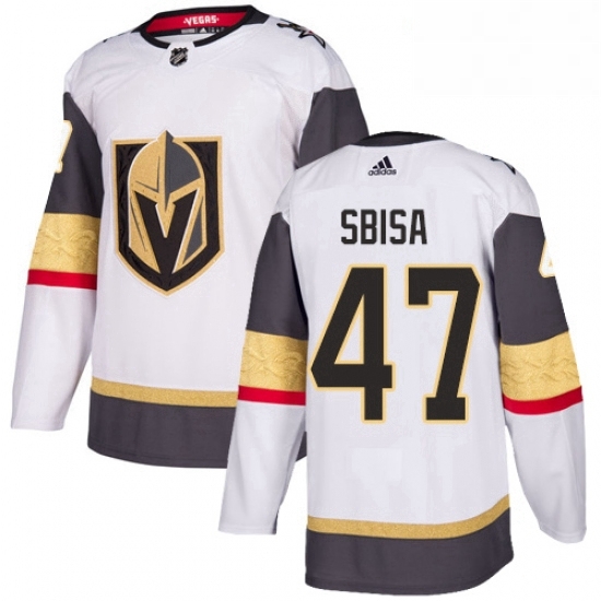 Womens Adidas Vegas Golden Knights 47 Luca Sbisa Authentic White Away NHL Jersey Womens Adidas Vegas Golden Knights 47 Luca Sbisa Authentic White Away NHL Jersey