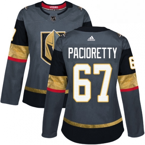 Womens Adidas Vegas Golden Knights 67 Max Pacioretty Authentic Gray Home NHL Jersey Womens Adidas Vegas Golden Knights 67 Max Pacioretty Authentic Gray Home NHL Jersey