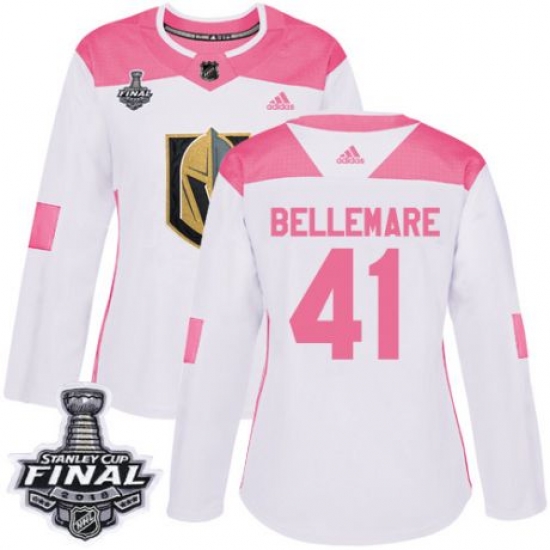 womens pierre edouard bellemare vegas golden knights jersey white pink adidas 41 nhl 2018 stanley cup final authentic fashion womens pierre edouard bellemare vegas golden knights jersey white pink adidas 41 nhl 2018 stanley cup final authentic fashion