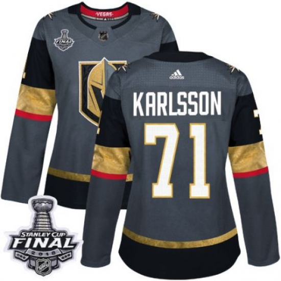 womens william karlsson vegas golden knights jersey gray adidas 71 nhl home 2018 stanley cup final authentic womens william karlsson vegas golden knights jersey gray adidas 71 nhl home 2018 stanley cup final authentic