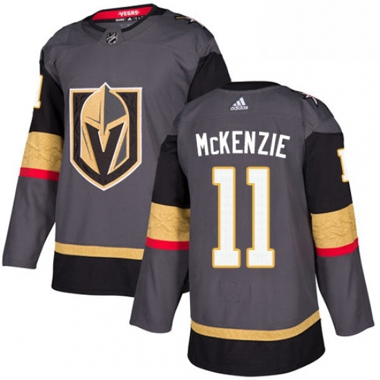 Youth Adidas Vegas Golden Knights 11 Curtis McKenzie Authentic Gray Home NHL Jersey Youth Adidas Vegas Golden Knights 11 Curtis McKenzie Authentic Gray Home NHL Jersey