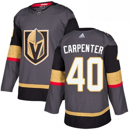 Youth Adidas Vegas Golden Knights 40 Ryan Carpenter Authentic Gray Home NHL Jersey Youth Adidas Vegas Golden Knights 40 Ryan Carpenter Authentic Gray Home NHL Jersey