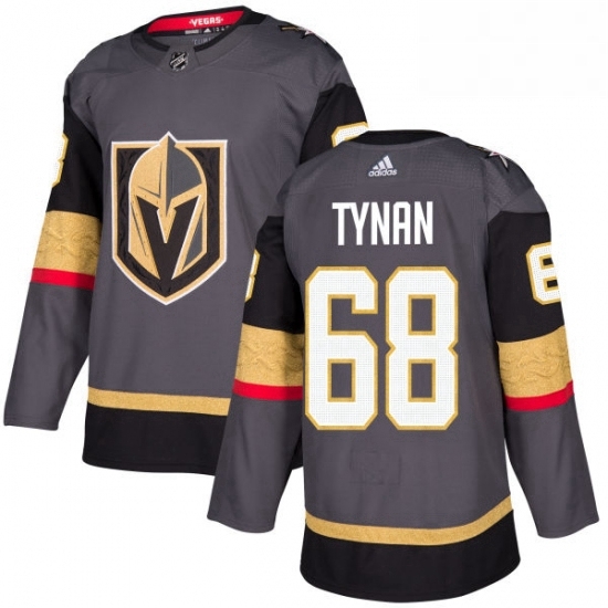 Youth Adidas Vegas Golden Knights 68 TJ Tynan Authentic Gray Home NHL Jersey Youth Adidas Vegas Golden Knights 68 TJ Tynan Authentic Gray Home NHL Jersey