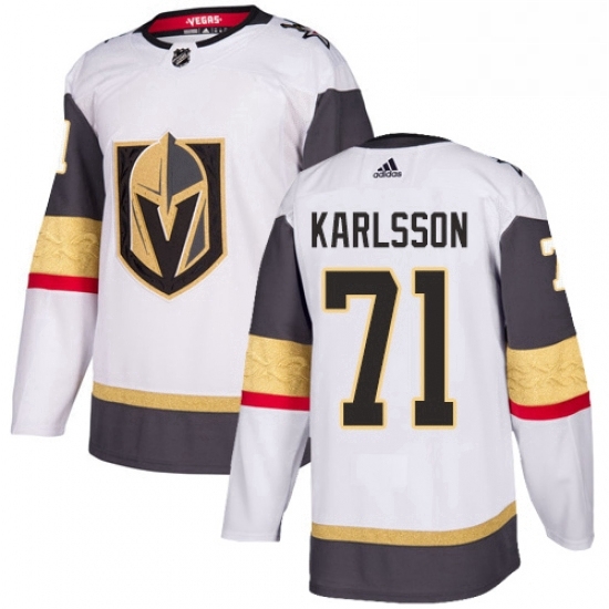 Youth Adidas Vegas Golden Knights 71 William Karlsson Authentic White Away NHL Jersey Youth Adidas Vegas Golden Knights 71 William Karlsson Authentic White Away NHL Jersey