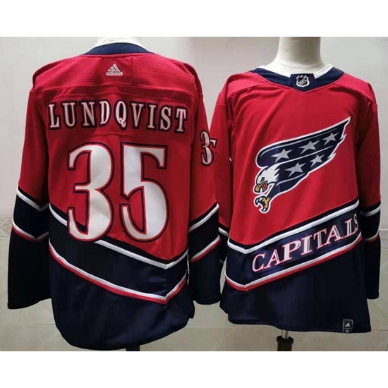 Men Washington Capitals 35 Henrik Lundqvist Red 2020 21 Reverse Retro Adidas Jersey Men Washington Capitals 35 Henrik Lundqvist Red 2020 21 Reverse Retro Adidas Jersey