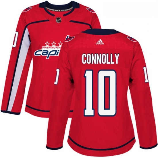 Womens Adidas Washington Capitals 10 Brett Connolly Premier Red Home NHL Jersey Womens Adidas Washington Capitals 10 Brett Connolly Premier Red Home NHL Jersey