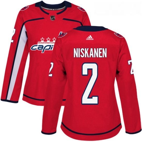 Womens Adidas Washington Capitals 2 Matt Niskanen Authentic Red Home NHL Jersey Womens Adidas Washington Capitals 2 Matt Niskanen Authentic Red Home NHL Jersey