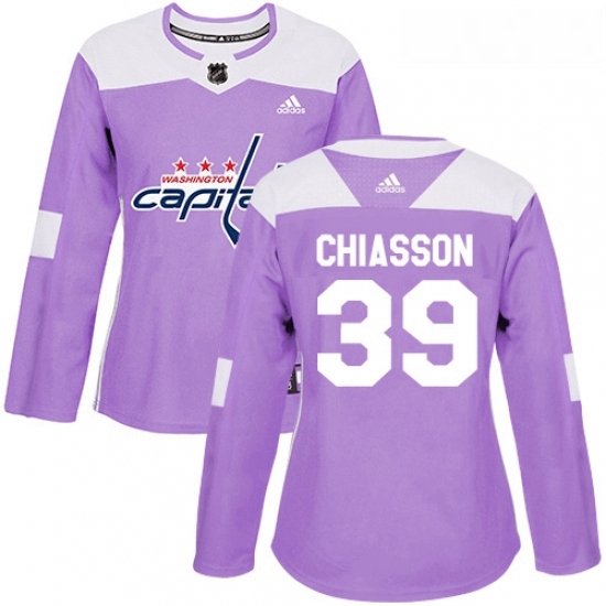 Womens Adidas Washington Capitals 39 Alex Chiasson Authentic Purple Fights Cancer Practice NHL Jersey Womens Adidas Washington Capitals 39 Alex Chiasson Authentic Purple Fights Cancer Practice NHL Jersey
