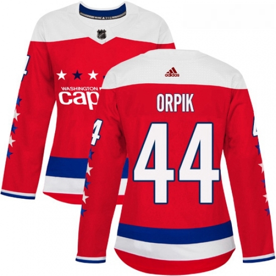 Womens Adidas Washington Capitals 44 Brooks Orpik Authentic Red Alternate NHL Jersey Womens Adidas Washington Capitals 44 Brooks Orpik Authentic Red Alternate NHL Jersey