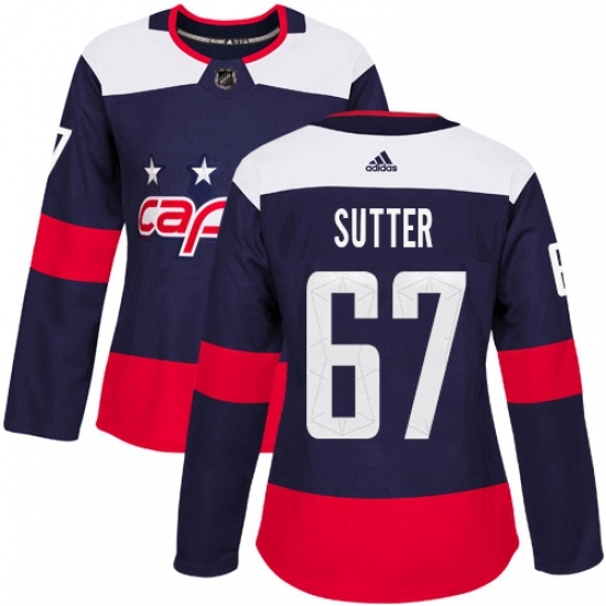 Womens Adidas Washington Capitals 67 Riley Sutter Authentic Navy Blue 2018 Stadium Series NHL Jersey Womens Adidas Washington Capitals 67 Riley Sutter Authentic Navy Blue 2018 Stadium Series NHL Jersey