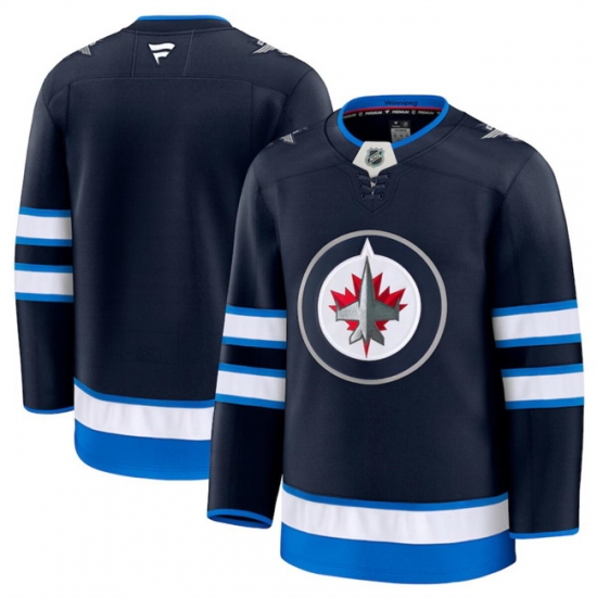 Men Winnipeg Jets Blank Navy 2024 25 Home Stitched Hockey Jersey Men Winnipeg Jets Blank Navy 2024 25 Home Stitched Hockey Jersey