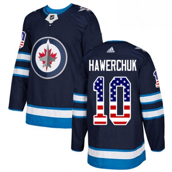 Mens Adidas Winnipeg Jets 10 Dale Hawerchuk Authentic Navy Blue USA Flag Fashion NHL Jersey Mens Adidas Winnipeg Jets 10 Dale Hawerchuk Authentic Navy Blue USA Flag Fashion NHL Jersey