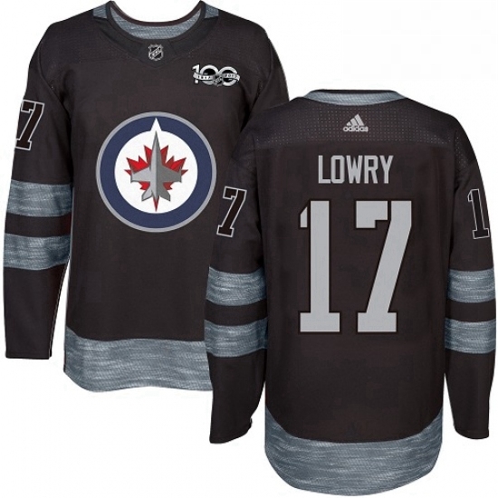 Mens Adidas Winnipeg Jets 17 Adam Lowry Premier Black 1917 2017 100th Anniversary NHL Jersey Mens Adidas Winnipeg Jets 17 Adam Lowry Premier Black 1917 2017 100th Anniversary NHL Jersey