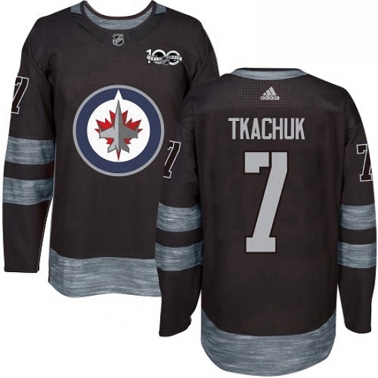 Mens Adidas Winnipeg Jets 7 Keith Tkachuk Premier Black 1917 2017 100th Anniversary NHL Jersey Mens Adidas Winnipeg Jets 7 Keith Tkachuk Premier Black 1917 2017 100th Anniversary NHL Jersey