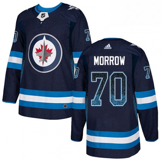 Mens Adidas Winnipeg Jets 70 Joe Morrow Authentic Navy Blue Drift Fashion NHL Jersey Mens Adidas Winnipeg Jets 70 Joe Morrow Authentic Navy Blue Drift Fashion NHL Jersey