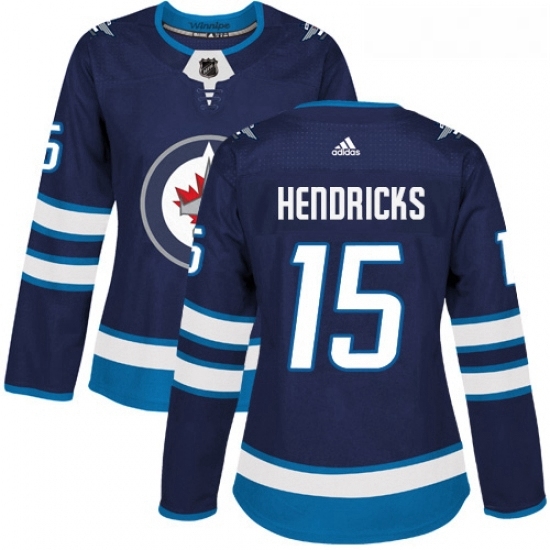 Womens Adidas Winnipeg Jets 15 Matt Hendricks Authentic Navy Blue Home NHL Jersey Womens Adidas Winnipeg Jets 15 Matt Hendricks Authentic Navy Blue Home NHL Jersey