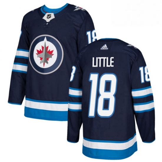 Youth Adidas Winnipeg Jets 18 Bryan Little Premier Navy Blue Home NHL Jersey Youth Adidas Winnipeg Jets 18 Bryan Little Premier Navy Blue Home NHL Jersey