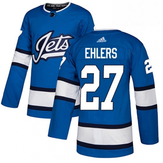 Youth Adidas Winnipeg Jets 27 Nikolaj Ehlers Authentic Blue Alternate NHL Jersey Youth Adidas Winnipeg Jets 27 Nikolaj Ehlers Authentic Blue Alternate NHL Jersey