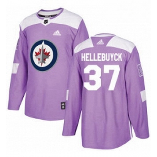 Youth Adidas Winnipeg Jets 37 Connor Hellebuyck Authentic Purple Fights Cancer Practice NHL Jersey Youth Adidas Winnipeg Jets 37 Connor Hellebuyck Authentic Purple Fights Cancer Practice NHL Jersey