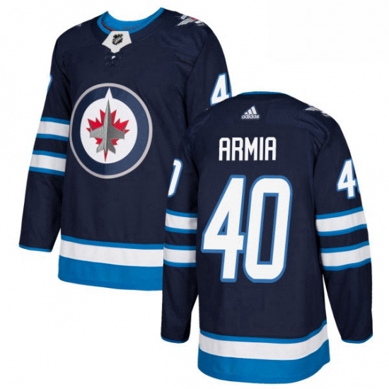 Youth Adidas Winnipeg Jets 40 Joel Armia Authentic Navy Blue Home NHL Jersey Youth Adidas Winnipeg Jets 40 Joel Armia Authentic Navy Blue Home NHL Jersey