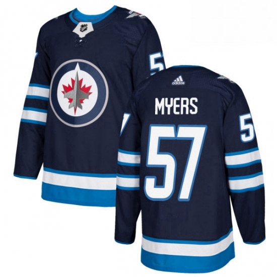 Youth Adidas Winnipeg Jets 57 Tyler Myers Premier Navy Blue Home NHL Jersey Youth Adidas Winnipeg Jets 57 Tyler Myers Premier Navy Blue Home NHL Jersey