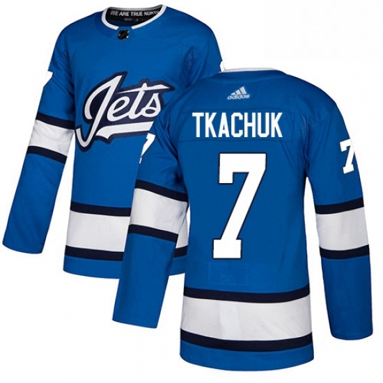 Youth Adidas Winnipeg Jets 7 Keith Tkachuk Authentic Blue Alternate NHL Jersey Youth Adidas Winnipeg Jets 7 Keith Tkachuk Authentic Blue Alternate NHL Jersey