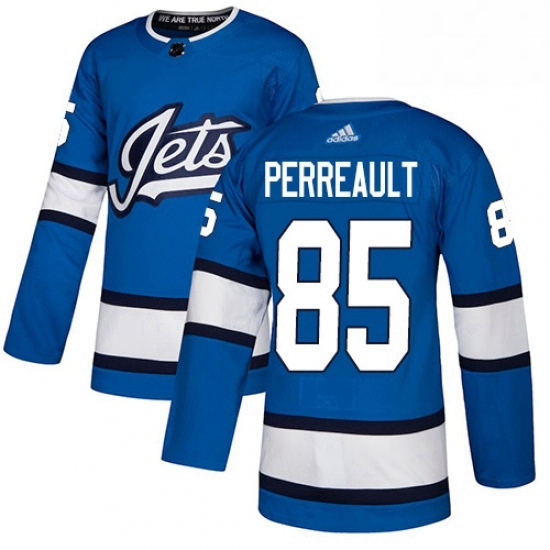 Youth Adidas Winnipeg Jets 85 Mathieu Perreault Authentic Blue Alternate NHL Jersey Youth Adidas Winnipeg Jets 85 Mathieu Perreault Authentic Blue Alternate NHL Jersey