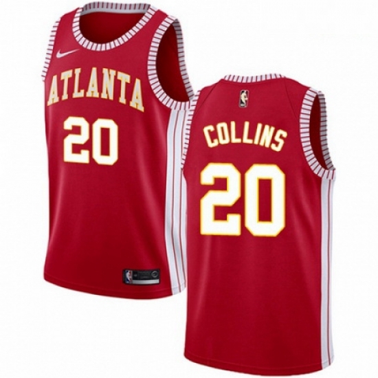 Mens Nike Atlanta Hawks 20 John Collins Swingman Red NBA Jersey Statement Edition Mens Nike Atlanta Hawks 20 John Collins Swingman Red NBA Jersey Statement Edition